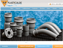 Tablet Screenshot of plasticalde.com.ar